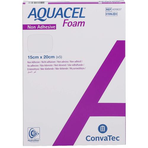 Aquacel Foam Nicht Adhäsiv 15x20 cm Verband 5 St kohlpharma bei onfy.de kaufen 12419632