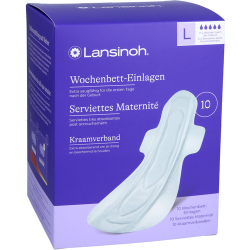 Lansinoh Wochenbett-Einlagen 0-2 Wochen 10 St. 10 St Lansinoh Laboratories Inc. Niederlassung Deutschland bei onfy.de kaufen 18657232