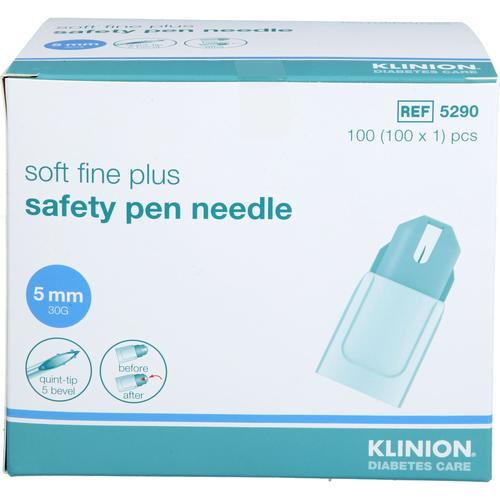 Klinion Soft Fine Plus Safety Pen Needle 30G 5Mm 100 St Mediq Deutschland bei onfy.de kaufen 19166588
