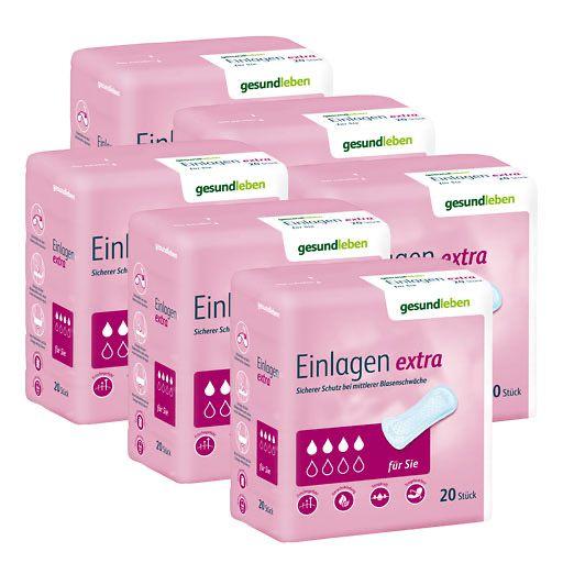Gesund Leben Einlagen Extra 6x20 St Alliance Healthcare Deutschland bei onfy.de kaufen 13343061