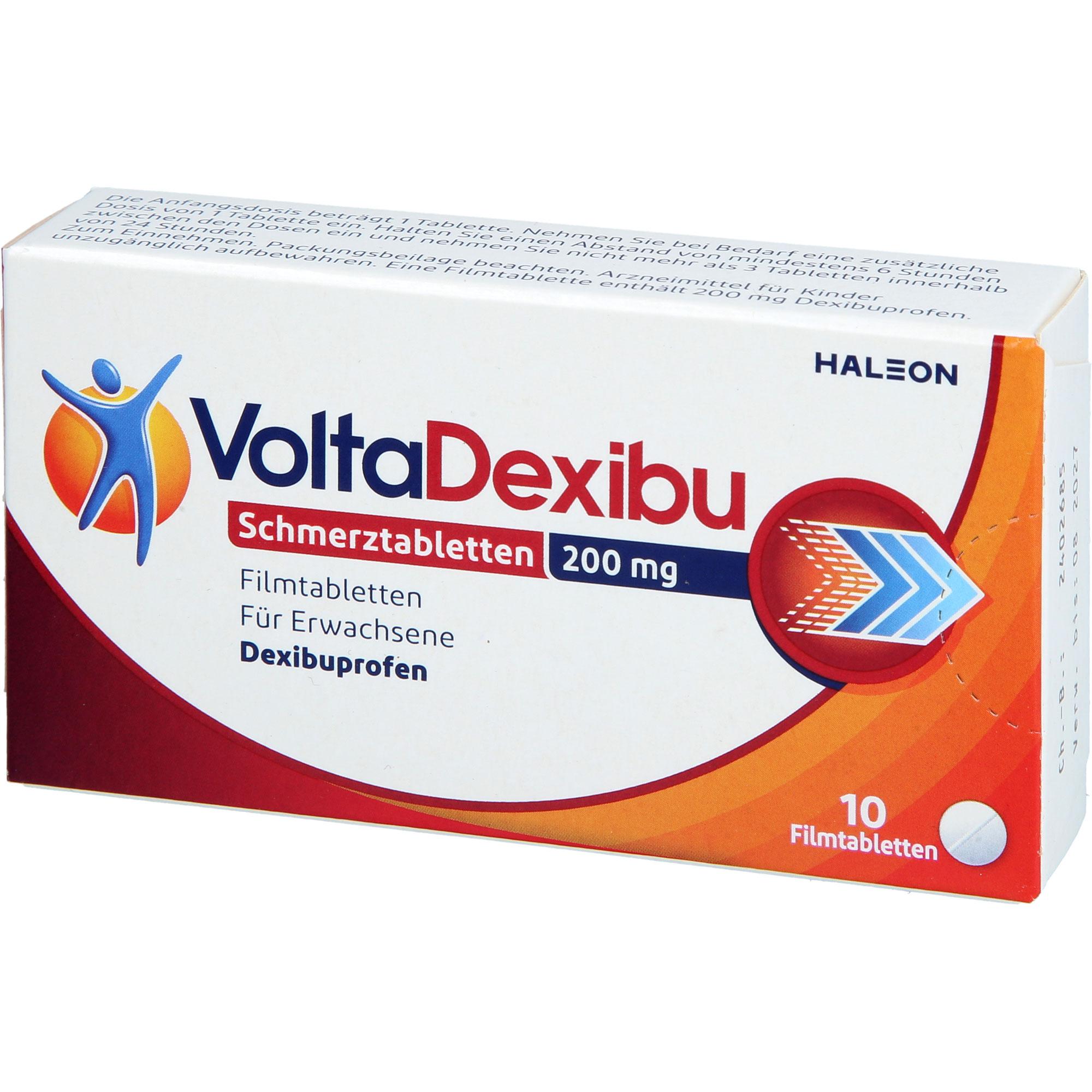 Voltadexibu Schmerztabletten 200 mg Filmtabletten 10 St Haleon Germany bei onfy.de kaufen 19208418