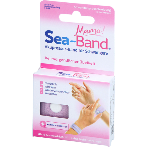 Sea-Band Mama Akupressurband F. Schwangere Rose 2 St EB Vertriebs bei onfy.de kaufen 20516622