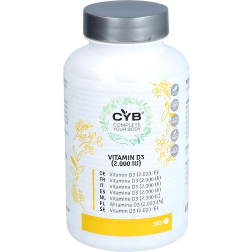 Cyb Vitamin D3 2000 I.e. 365 Hochdosiert 365 St MedGoNET bei onfy.de kaufen 18492506