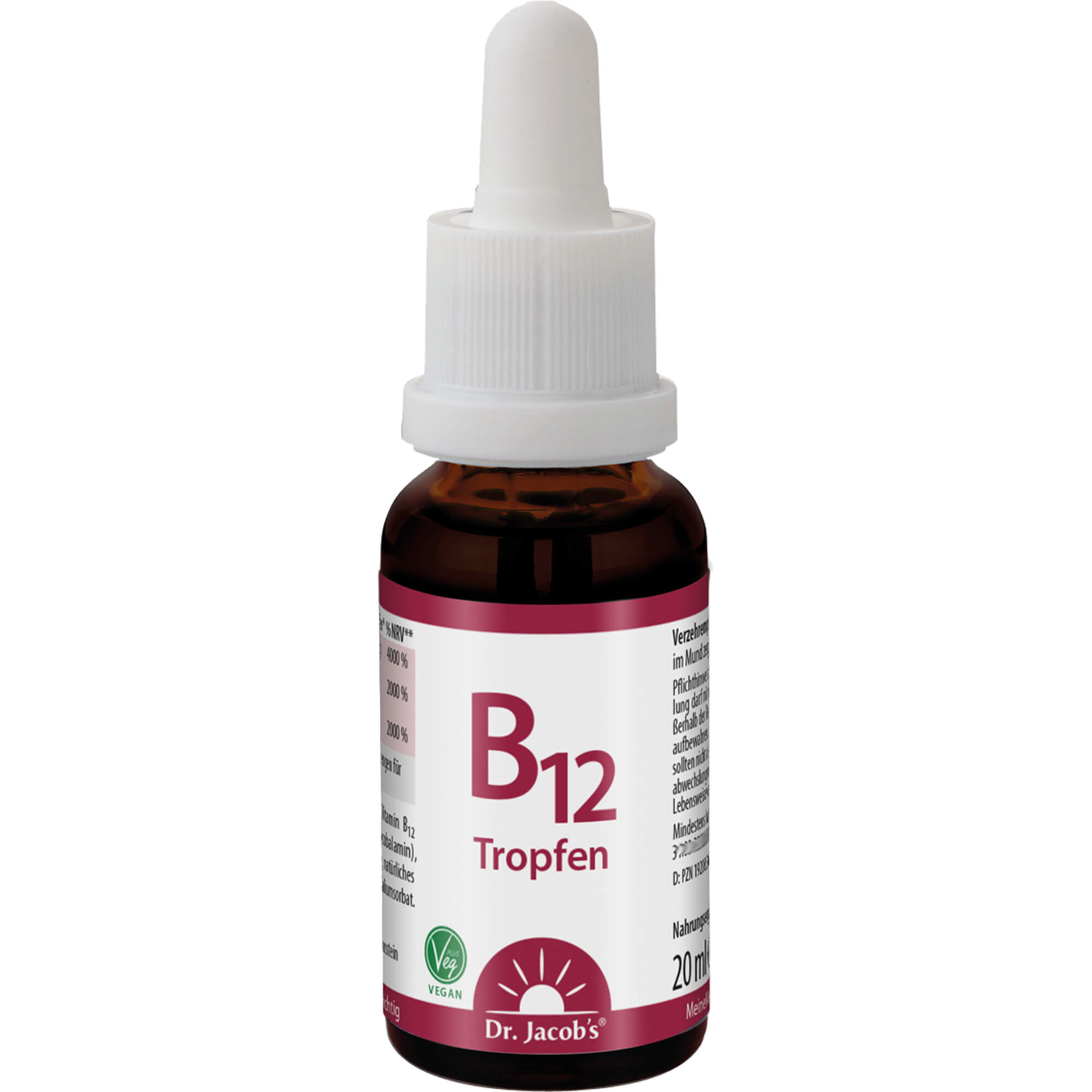 Vitamin B12 Tropfen Methylcobalamin Dr. Jacob's null