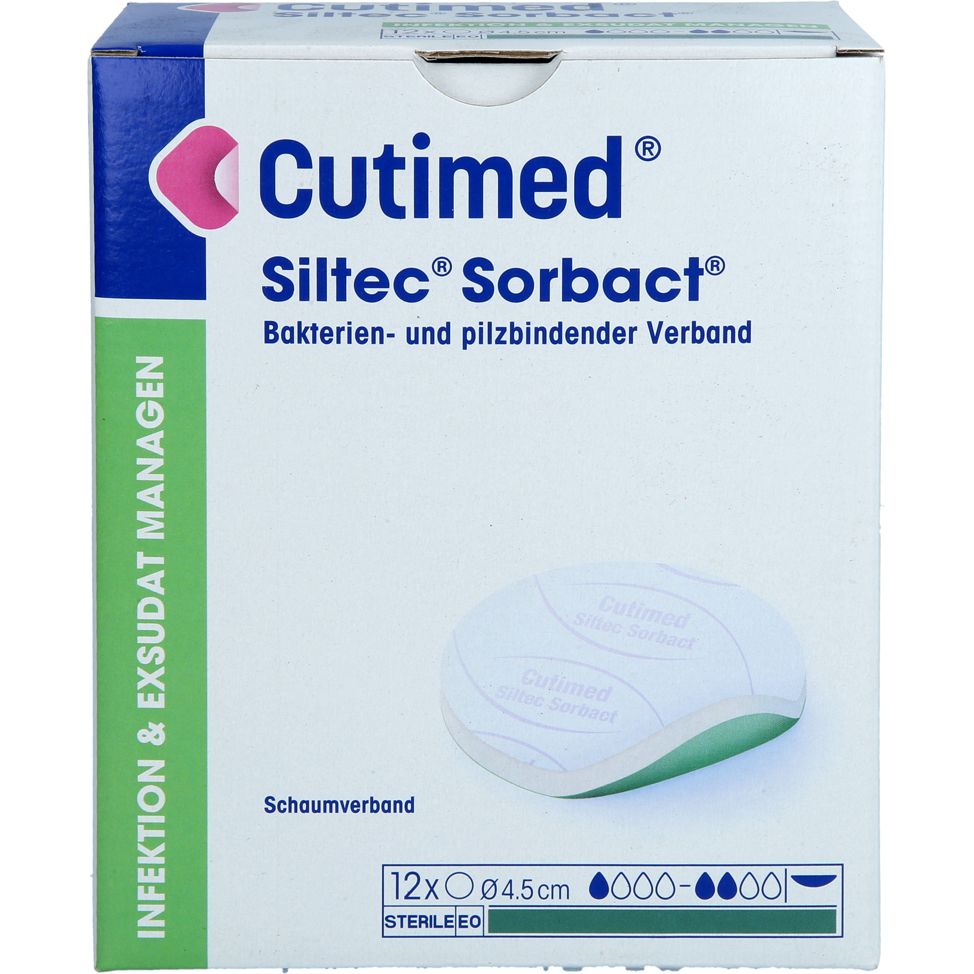Cutimed Siltec Sorbact ohne Haftrand 4.5cm null