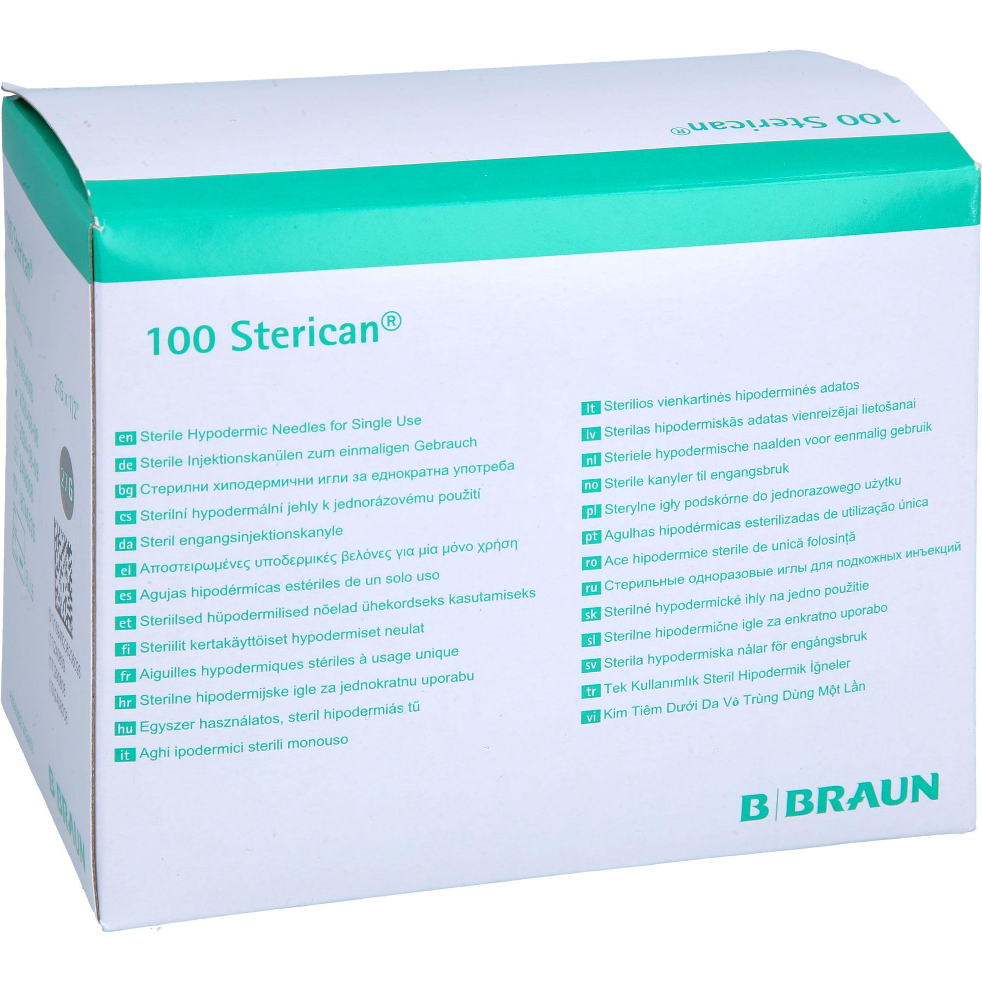 Sterican 27G 12 Mm Einmalkanüle 100 St B. Braun Melsungen bei onfy.de kaufen 18746326
