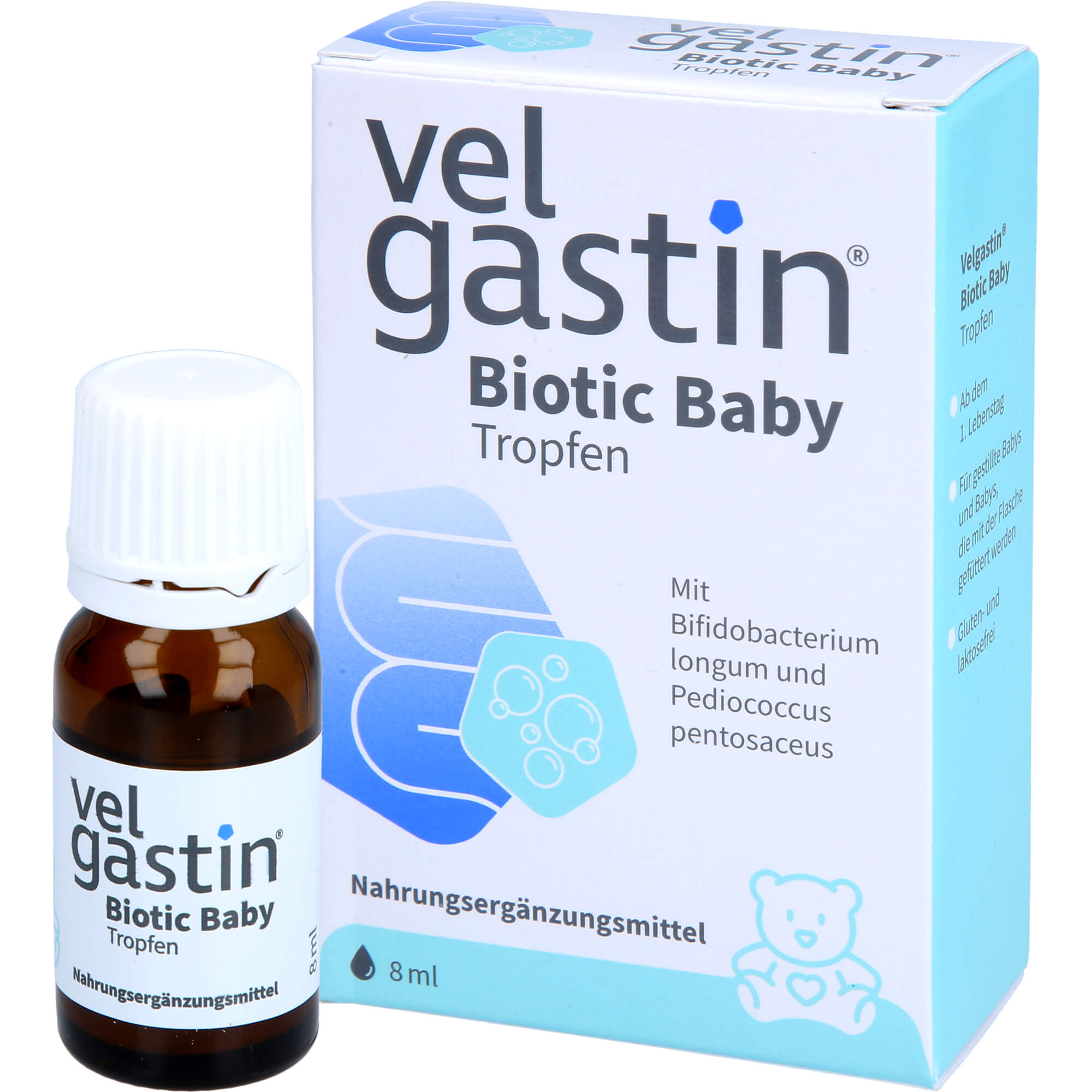 Velgastin Biotic Baby Tropfen 8 ml Engelhard Arzneimittel bei onfy.de kaufen 18910493