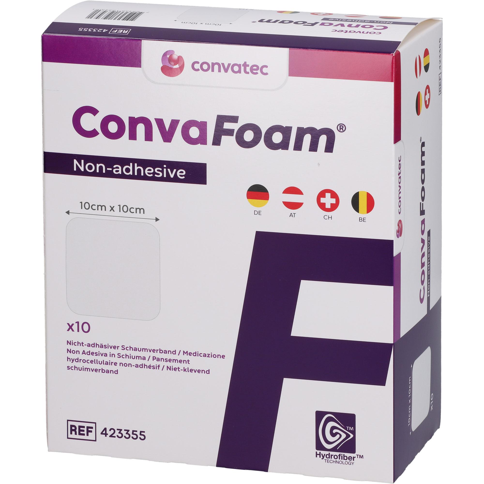 Convafoam Nicht-Adhäsiv Schaumverband 10x10 cm 10 St 1001 Artikel Medical bei onfy.de kaufen 19883232
