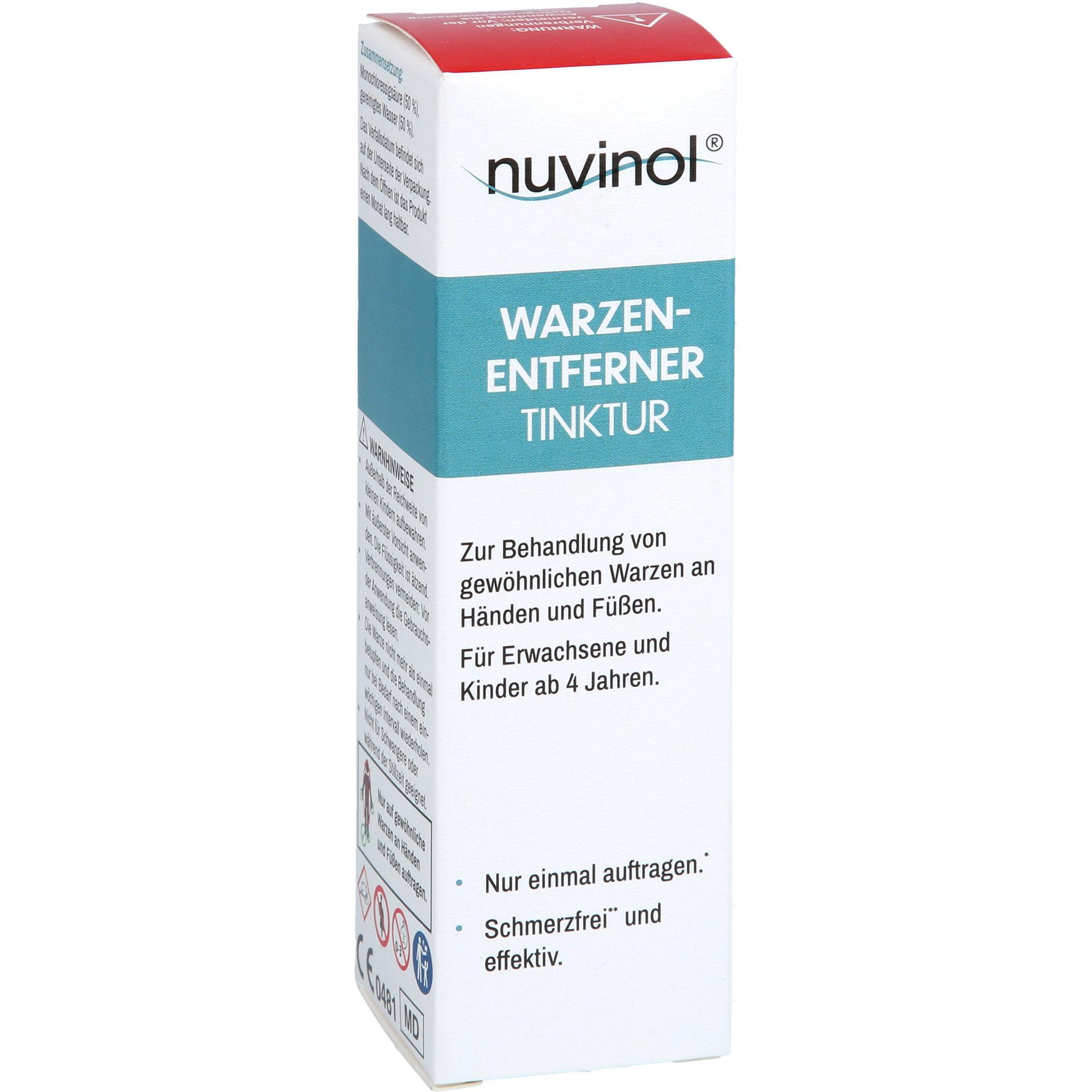 Nuvinol Warzenentferner Tinktur Schmerzfrei 2 ml R(h)ein Nutrition & Health bei onfy.de kaufen 19681681