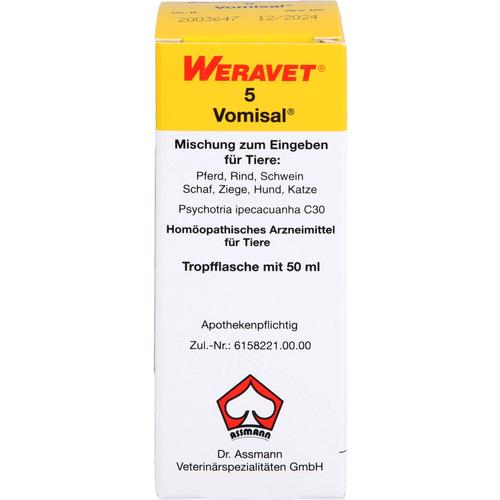Vomisal 5 Vet 50 ml Biokanol Pharma Gmbh bei onfy.de kaufen 01958343