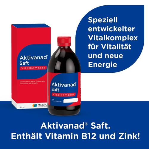 Aktivanad Saft bei Erschöpfung durch Vitamin-B-Mangel 500 ml MEDICE Arzneimittel Pütter bei onfy.de kaufen 11278307
