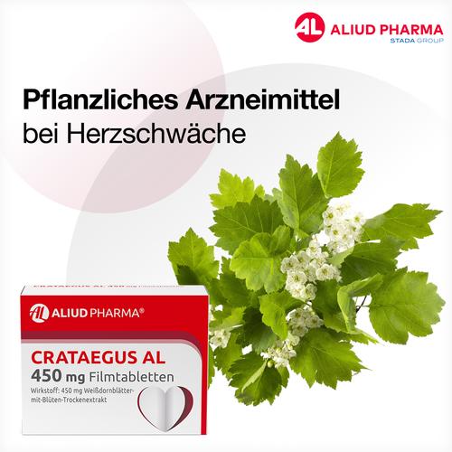 Crataegus Al 450mg Filmtabletten 50 St ALIUD Pharma bei onfy.de kaufen 00013178