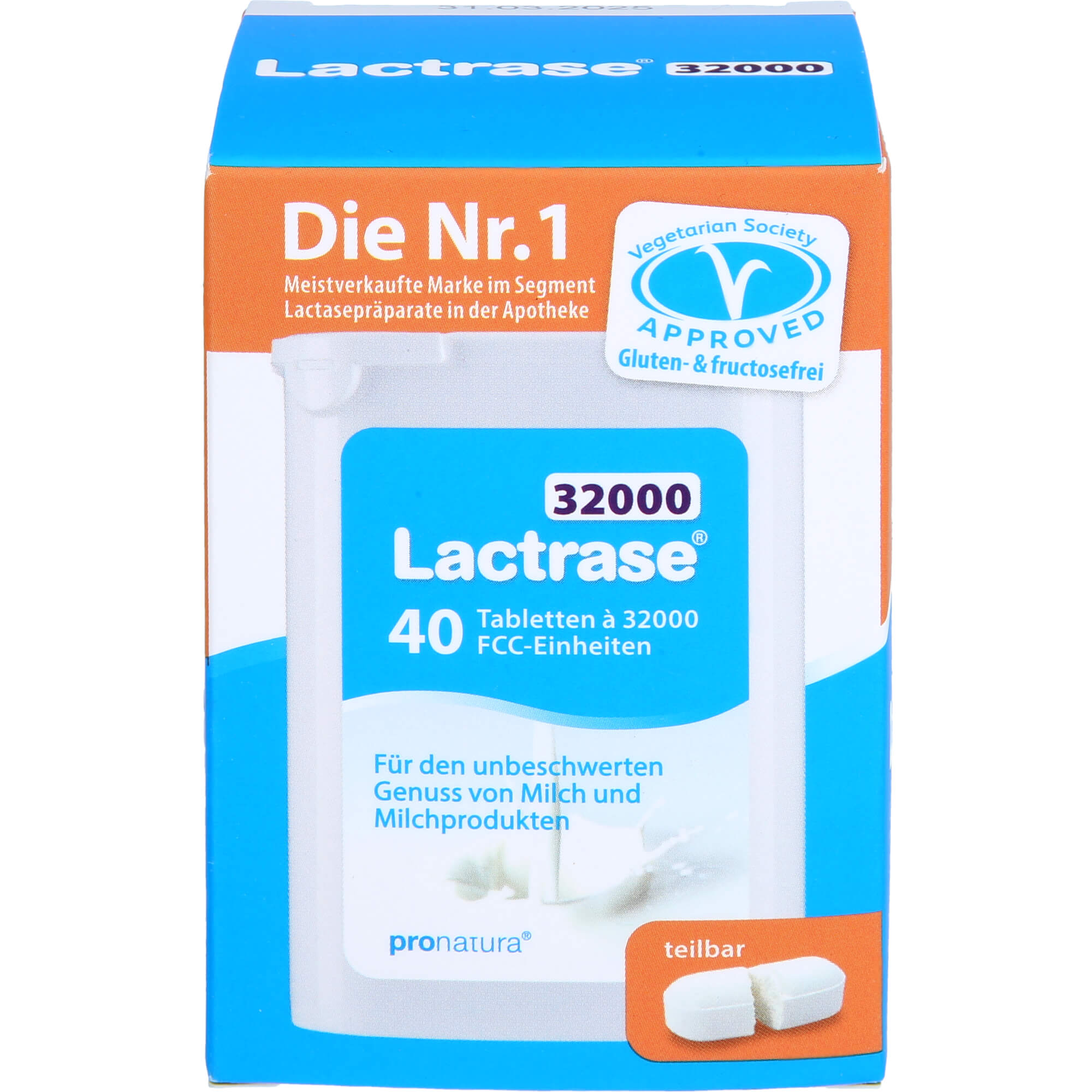 Lactrase 32000 Fcc Teilbare Tabletten Im Spender null