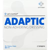 Adaptic 7.6x7.6 cm Feuchte Wundauflage 2012Z null