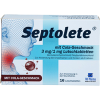 Septolete mit Cola-Geschmack 3 mg/1 mg Lut null