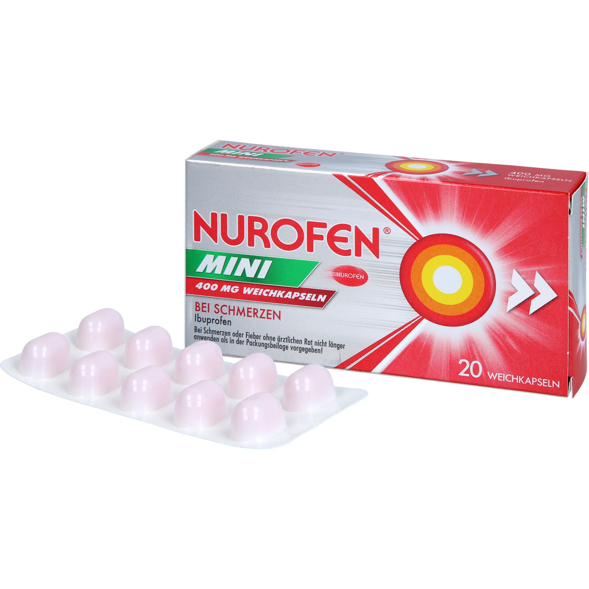 Nurofen Mini 400 mg Weichkapseln 20 St Reckitt Benckiser Deutschland bei onfy.de kaufen 19118767