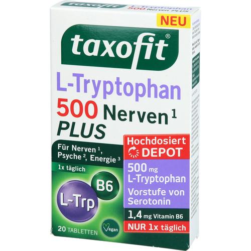 Taxofit L-Tryptophan 500 20 St MCM KLOSTERFRAU Vertr. bei onfy.de kaufen 19828090