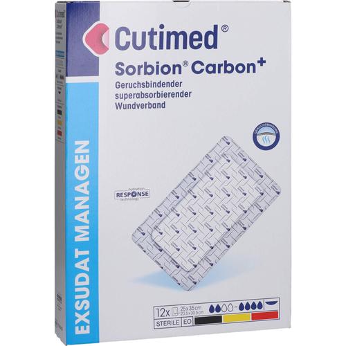Cutimed Sorbion Carbon 25x35cm Steril 12 St BSN medical bei onfy.de kaufen 16792411