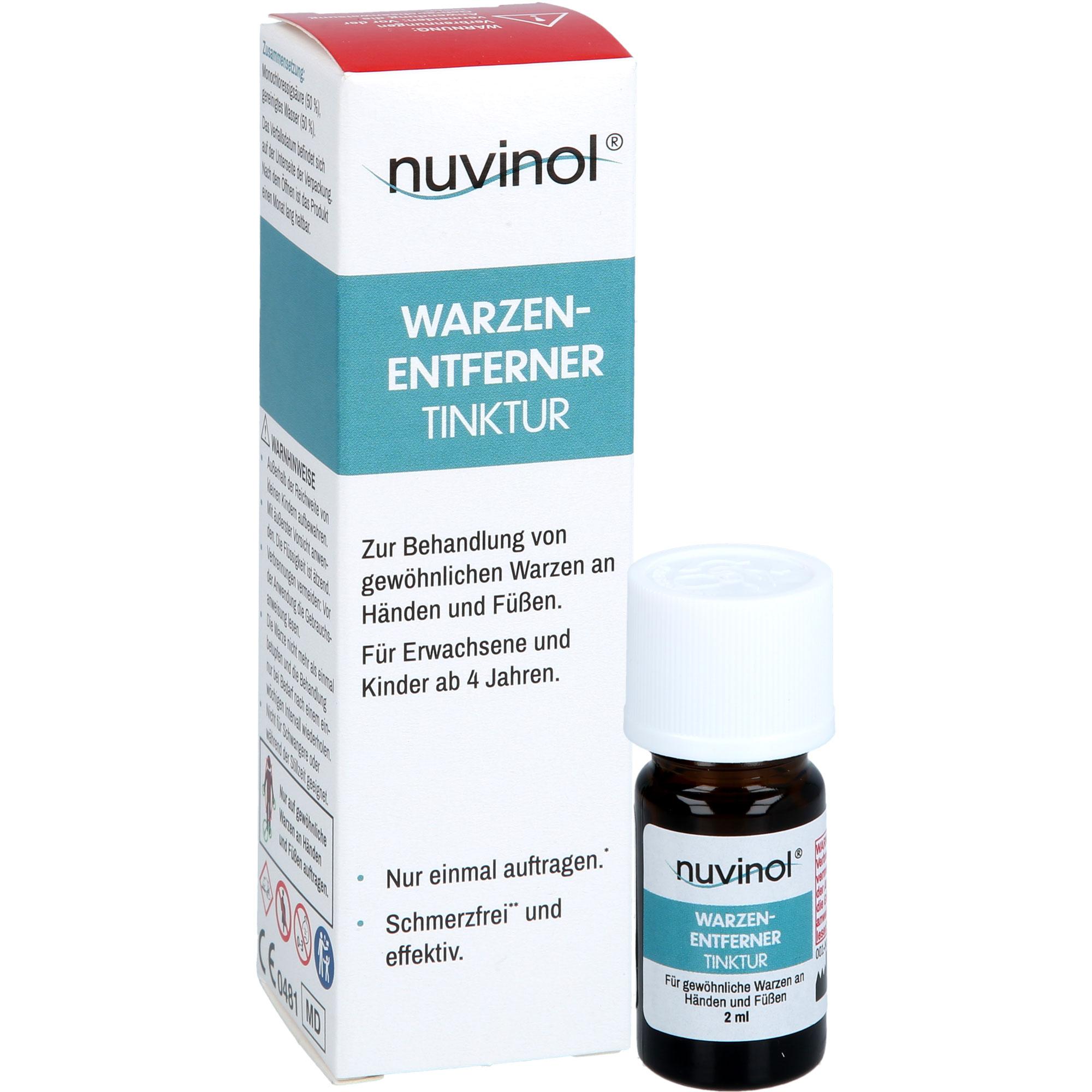 Nuvinol Warzenentferner Tinktur Schmerzfrei 2 ml R(h)ein Nutrition & Health bei onfy.de kaufen 19681681