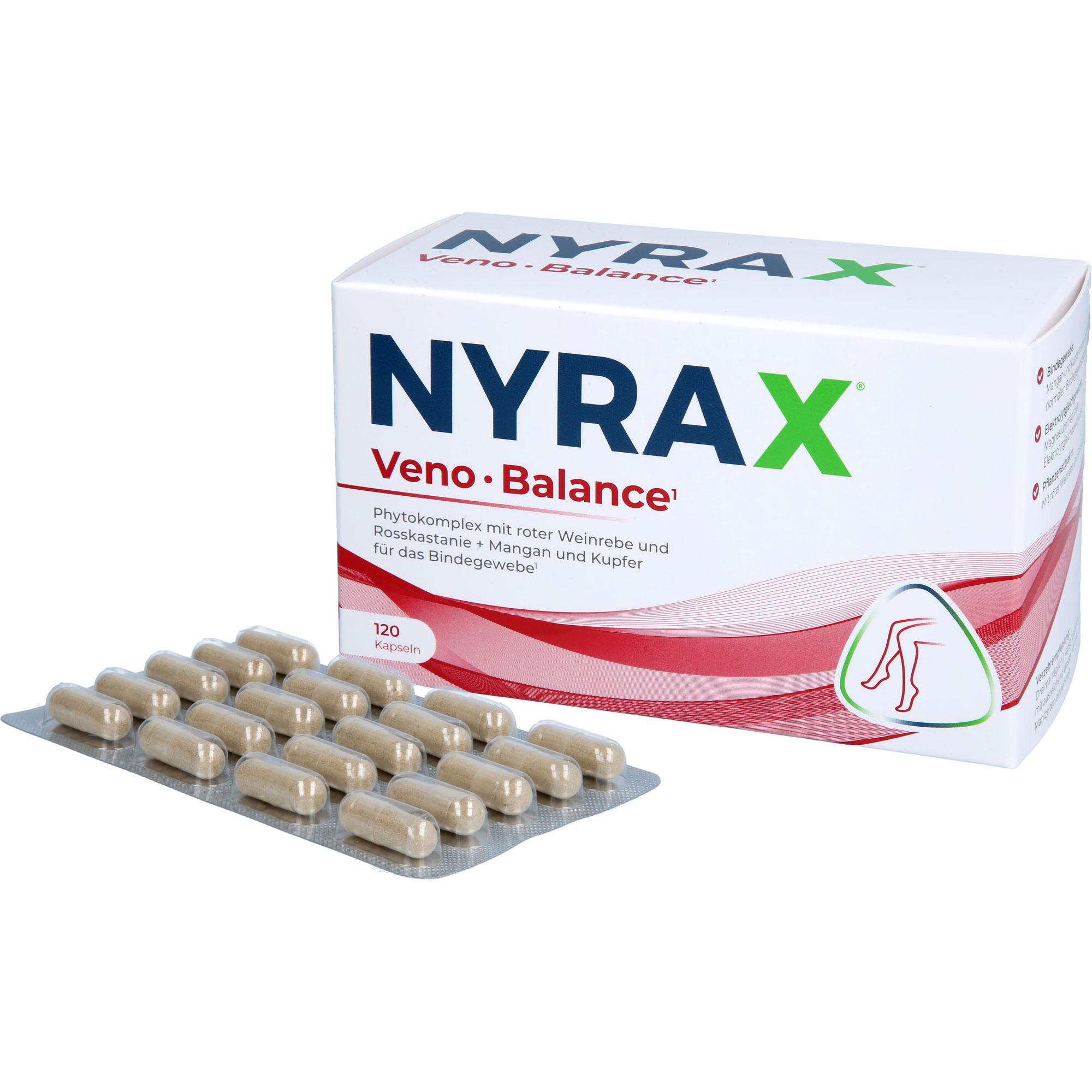 Nyrax Veno Balance Phytokomplex - Bindegewebe 120 St Heilpflanzenwohl bei onfy.de kaufen 19478572
