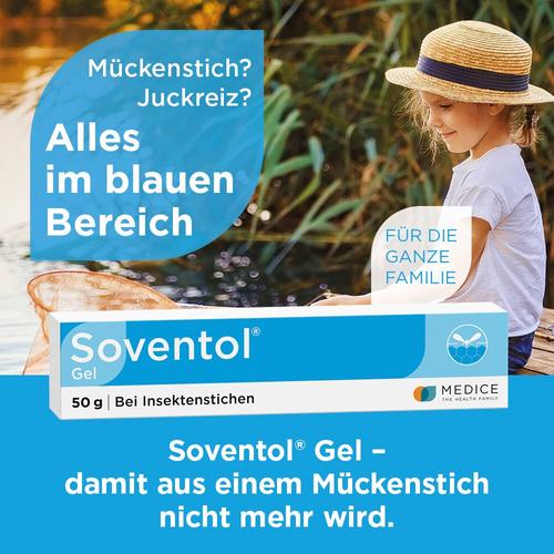 Soventol Gel bei Insektenstichen & Juckreiz auf der Haut 50 g MEDICE Arzneimittel Pütter bei onfy.de kaufen 00949649