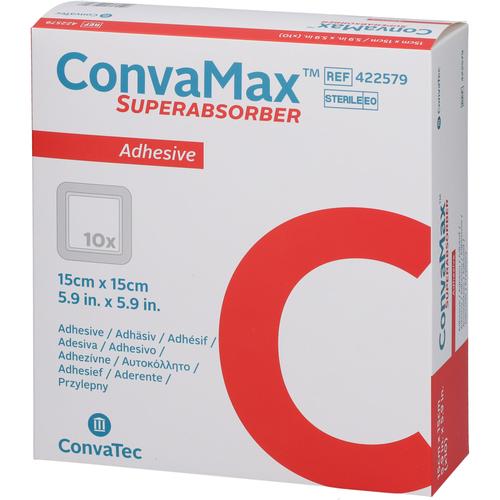 Convamax Superabsorber Adhäsiv 15x15 cm 10 St ACA Müller/ADAG Pharma bei onfy.de kaufen 18834645