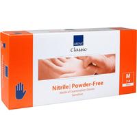 Nitril-Handschuhe Blau Puderfrei M null