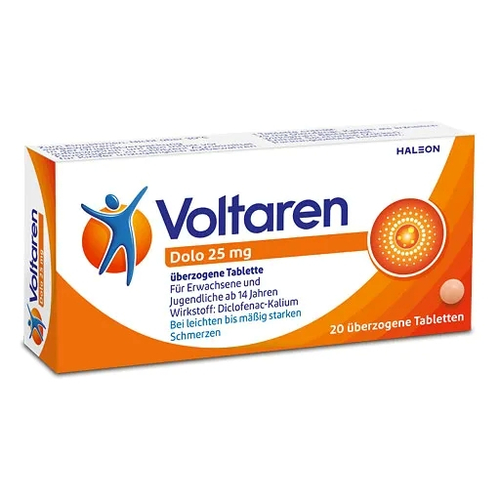 Voltaren Dolo 25mg 20 St Haleon Germany bei onfy.de kaufen 00927263