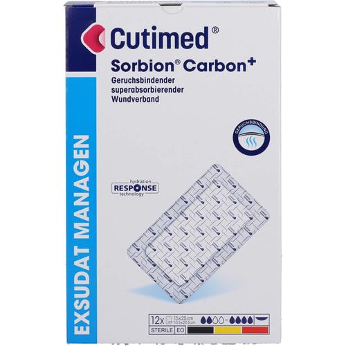 Cutimed Sorbion Carbon 15x25cm Steril 12 St BSN medical bei onfy.de kaufen 16792397