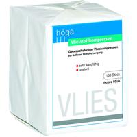 Vliesstoffkompressen 10x10cm 4-Fach Unsteril 40G