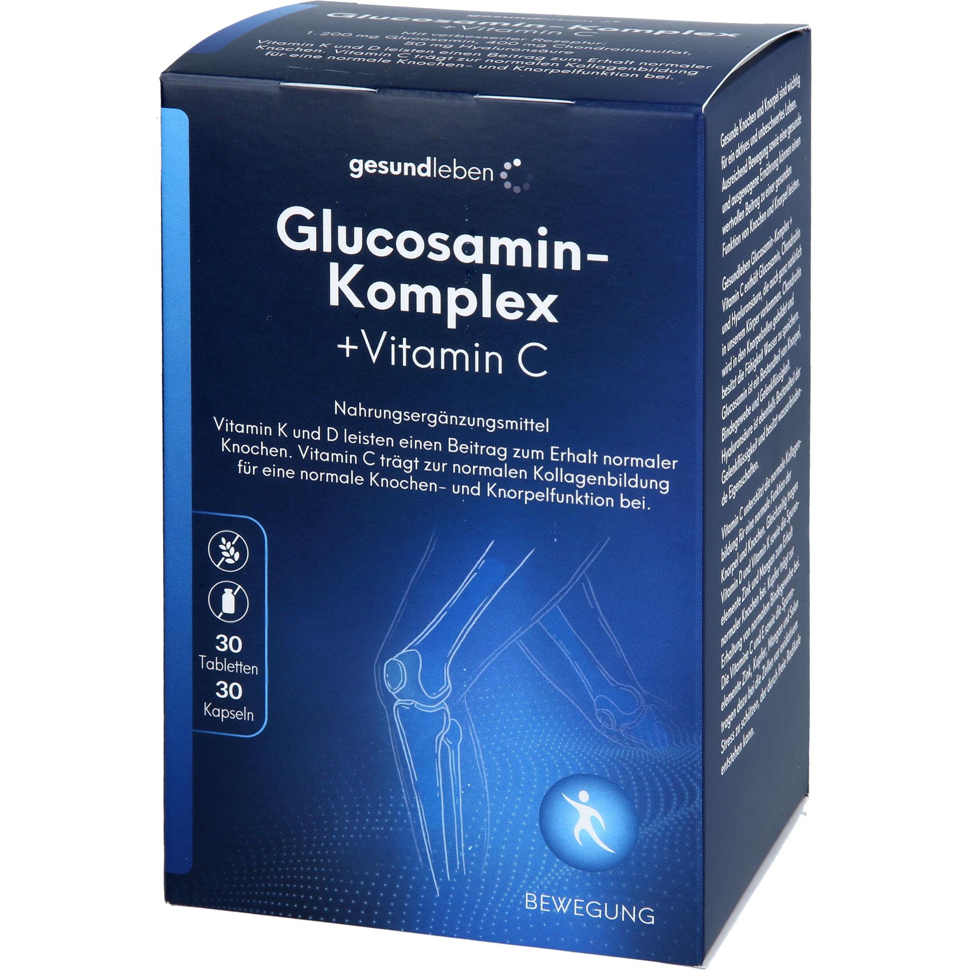 Gesundleben Glucosamin-Komplex + Vitamin C 60 St Alliance Healthcare Deutschland bei onfy.de kaufen 19408287