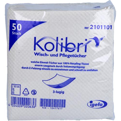 Kolibri Wisch- & Pflegetuch 32x33cm 3-Lagig 50 St Igefa Handelsgesellschaft bei onfy.de kaufen 10417617
