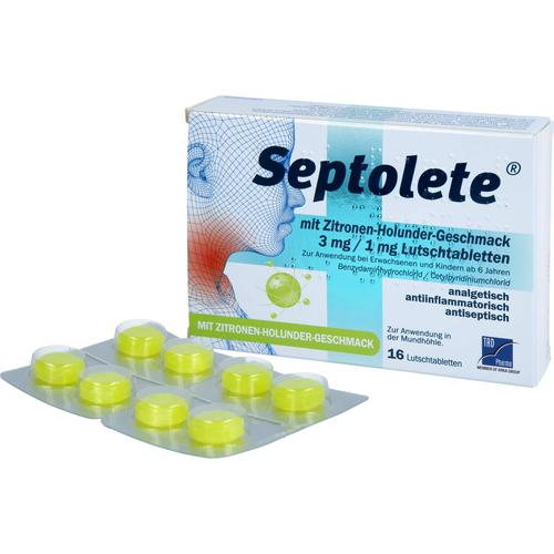 Septolete M. Zitronen-Holunder-Geschm. 3mg/1mg Lut 16 St TAD Pharma bei onfy.de kaufen 19104446