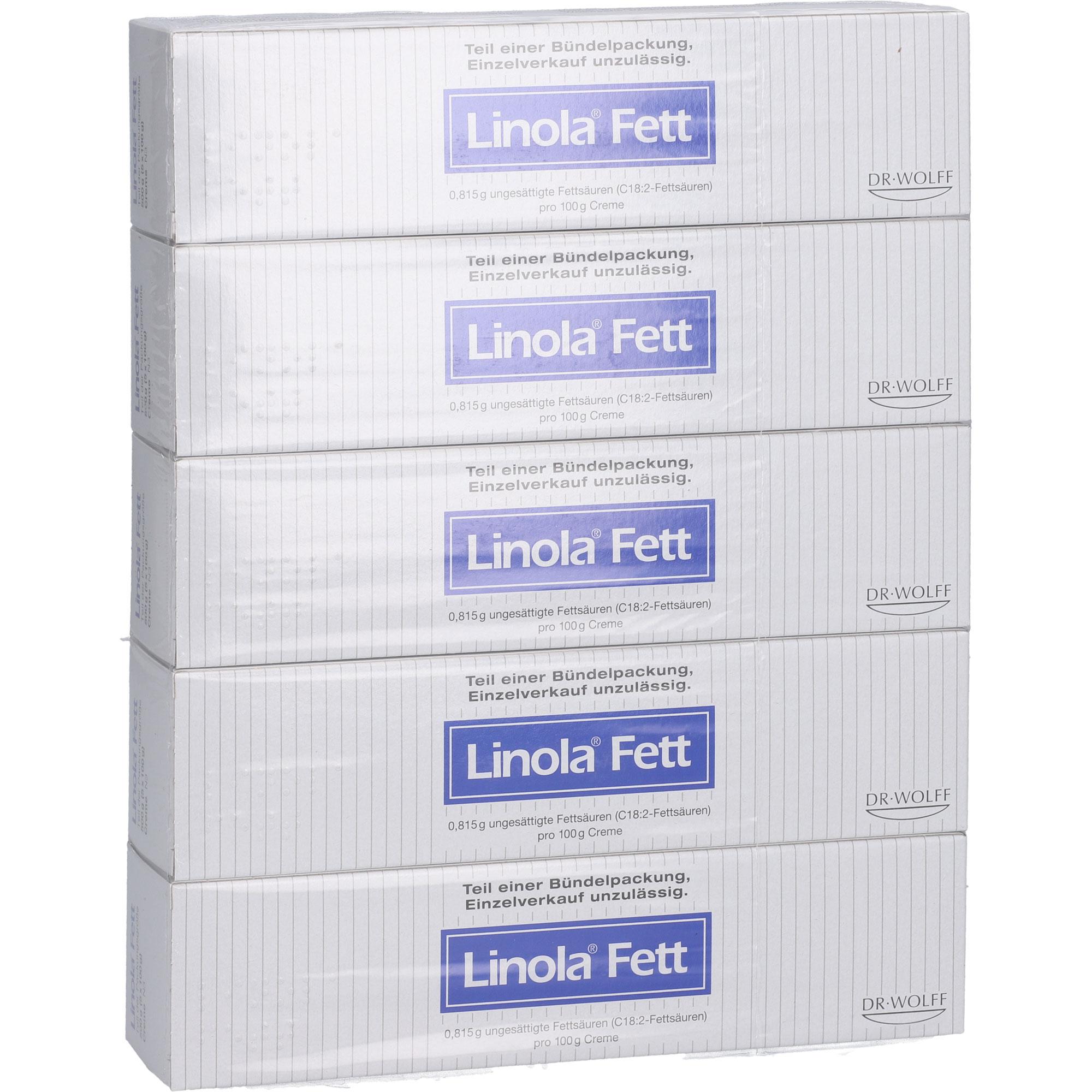 Linola Fett 5x100 g Dr. August Wolff GmbH & Co. KG Arzneimittel bei onfy.de kaufen 19721498