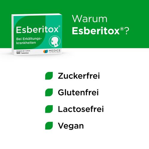Esberitox Tabletten bei Erkältungskrankheiten  180 St MEDICE Arzneimittel Pütter bei onfy.de kaufen 13654358