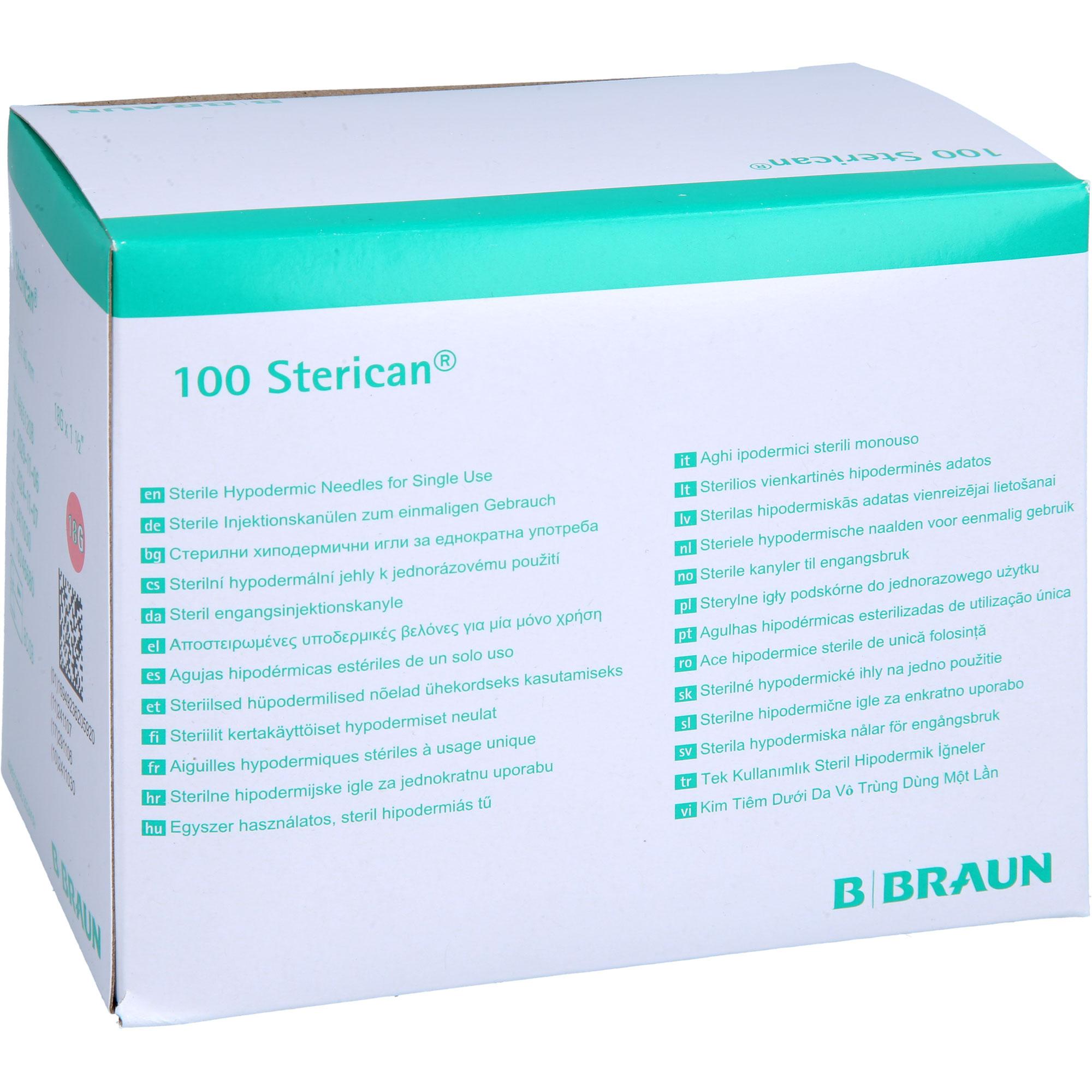 Sterican Einmalkanüle 18G 40 Mm Kurzschliff 100 St B. Braun Melsungen bei onfy.de kaufen 18746680