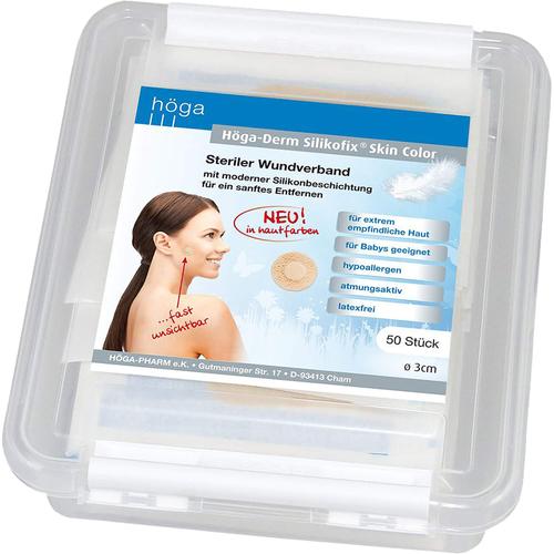 Höga-Derm Silikofix Skin Color Round 3cm Steril 50 St Höga-Pharm bei onfy.de kaufen 15233566