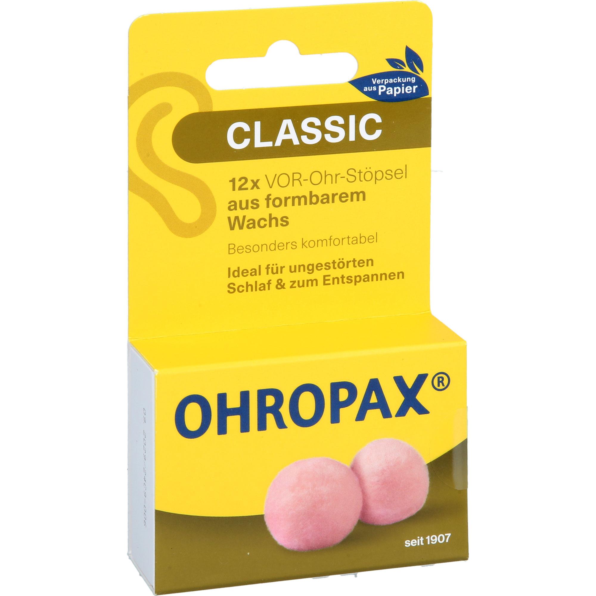 Ohropax Classic Wachs Vor-Ohr Stöpsel 12 St OHROPAX bei onfy.de kaufen 19412596