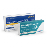 Loperamid Axicur 2 mg Tabletten + Loperamid Akut Aristo 2mg Tabletten 2000000000022