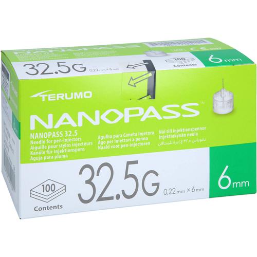 Terumo Nanopass 32.5 Pen Kanüle 0.22x6 Mm 100 St Medi-Spezial bei onfy.de kaufen 19130515
