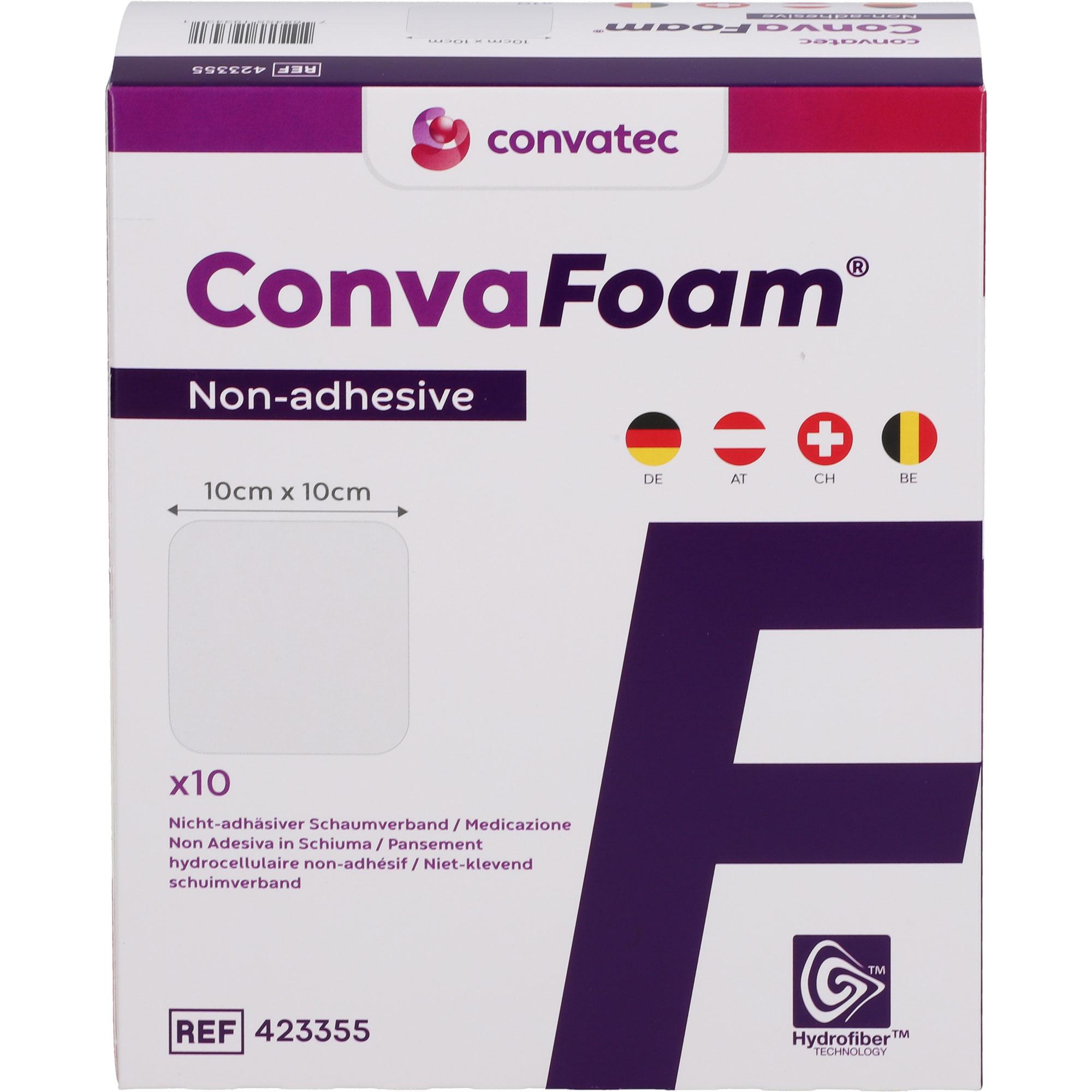 Convafoam Nicht-Adhäsiv Schaumverband 10x10 cm 10 St 1001 Artikel Medical bei onfy.de kaufen 19883232