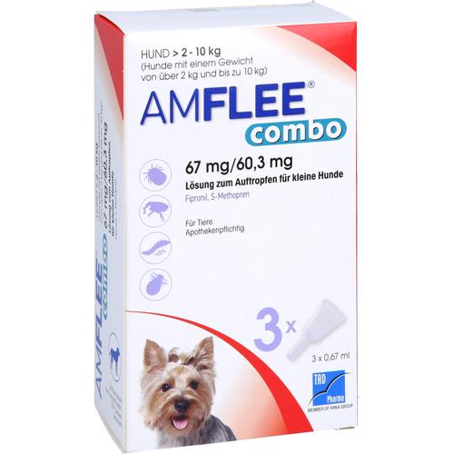 Amflee Combo Hund 2-10kg 3 St Tad Pharma Gmbh bei onfy.de kaufen 13921664