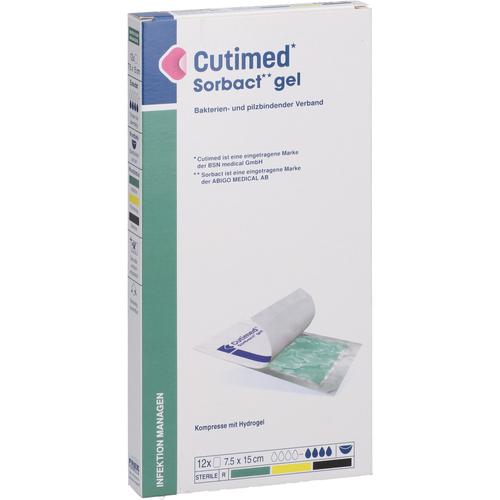 Cutimed Sorbact Gel Kompressen 7.5x15 cm 12 St CC Pharma bei onfy.de kaufen 19894276