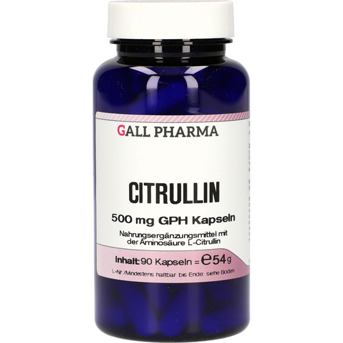 Citrullin 500mg Gph Kapseln 90 St Hecht-Pharma bei onfy.de kaufen 07011573