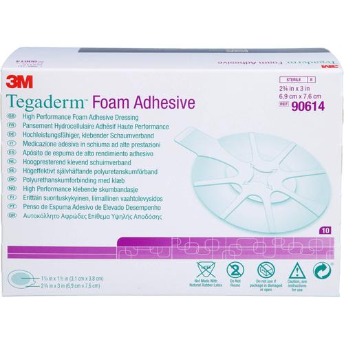 Tegaderm Foam Adhesive Fk 6.9x7.6 cm Oval 90614 10 St kohlpharma bei onfy.de kaufen 11691527