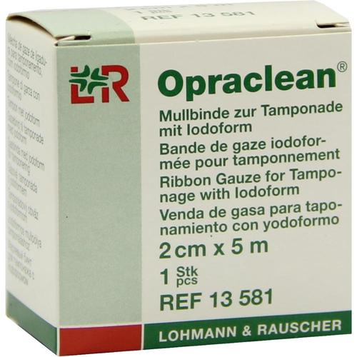 Opraclean Mullbinde Z.tamponade M.jodoform 2cmx5M 1 St Lohmann & Rauscher bei onfy.de kaufen 04436906