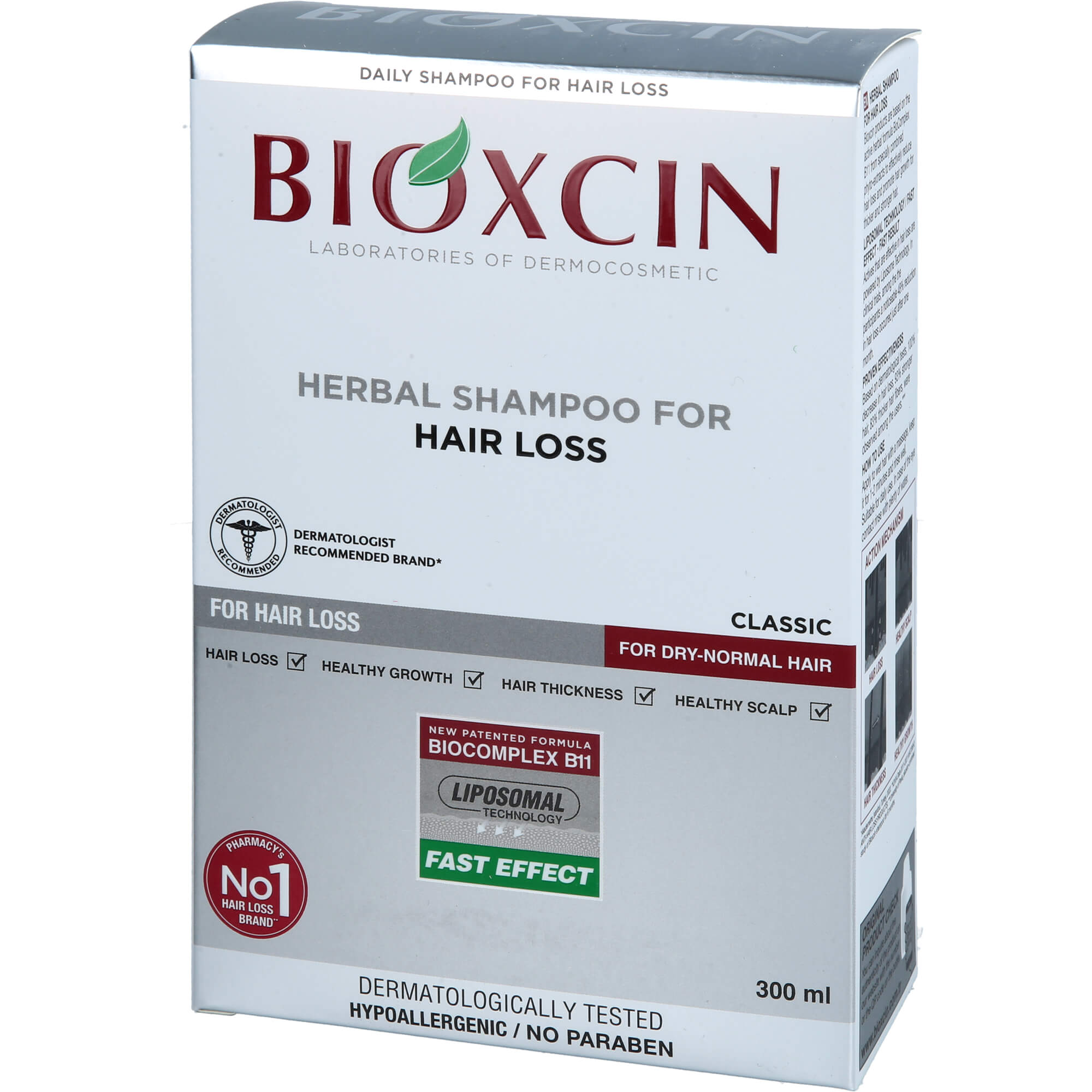 Bioxcin gegen Haarausfall Normal Trockenes Haar 300 ml BIOTA Laboratories bei onfy.de kaufen 19216211