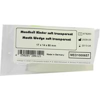 Mundkeil Kinder Soft Transparent 17x14x80Mm