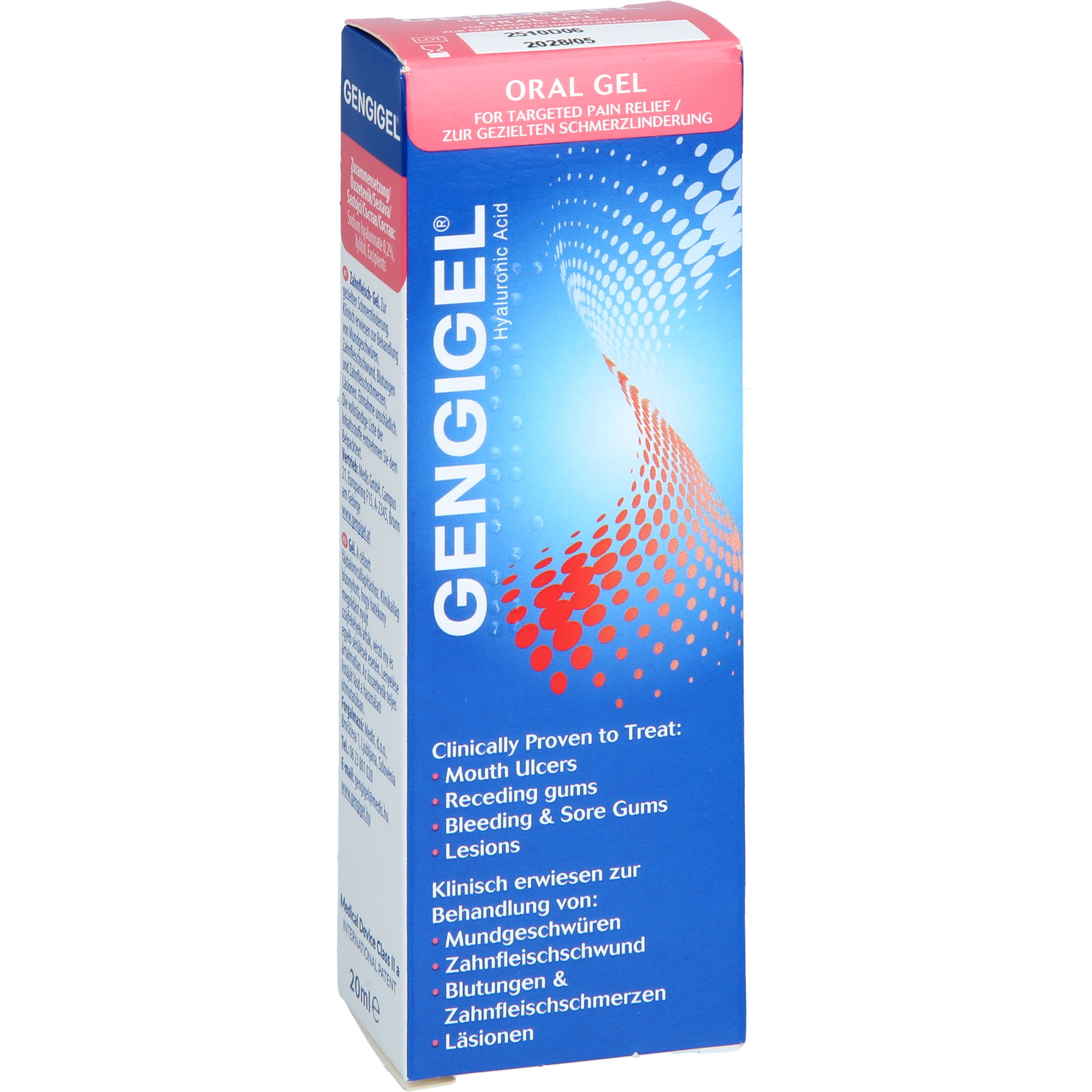 Gengigel Gel 20 ml Medis farmacevtska druzba d.o.o. bei onfy.de kaufen 20088528
