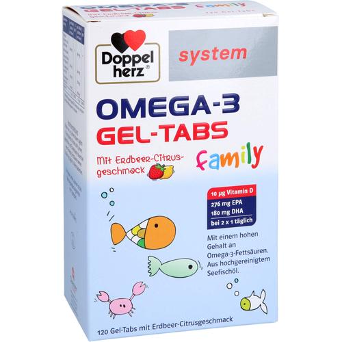 Doppelherz Omega-3 Gel-Tabs Family Erb.-Ci. System 120 St Queisser Pharma bei onfy.de kaufen 19155834